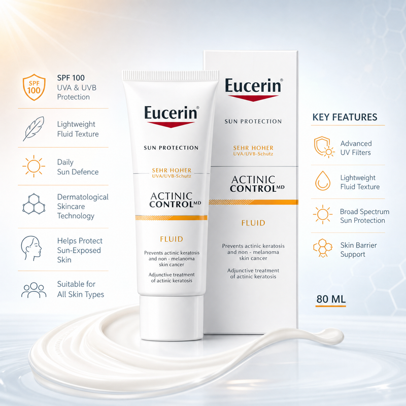 Eucerin Sun Actinic Control MD Sun Cream SPF100 80ml