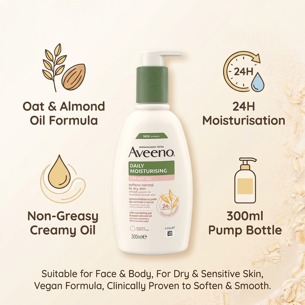 Aveeno Moisturising Creamy Oil 300ml