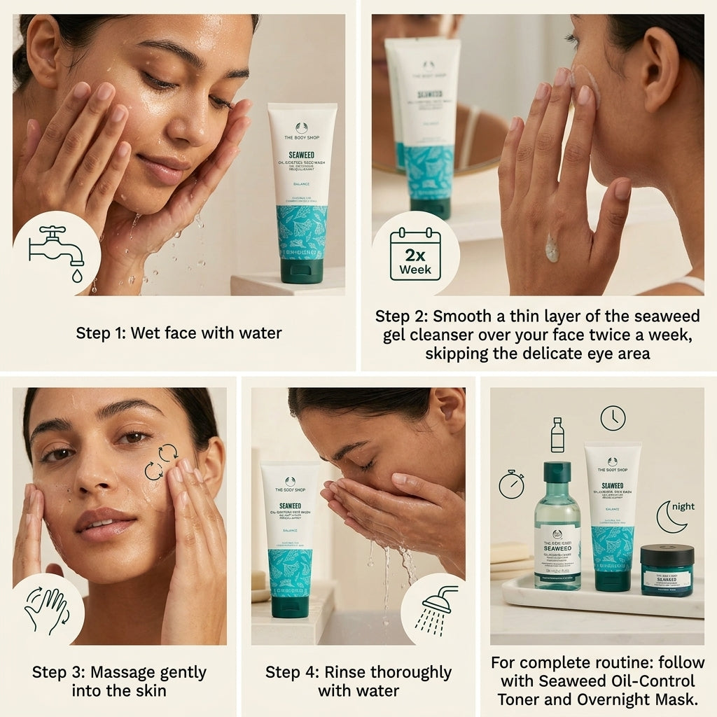 The Body Shop Seaweed Face Wash 125ml