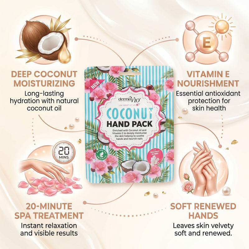 Derma V10 Coconut Hand Pack