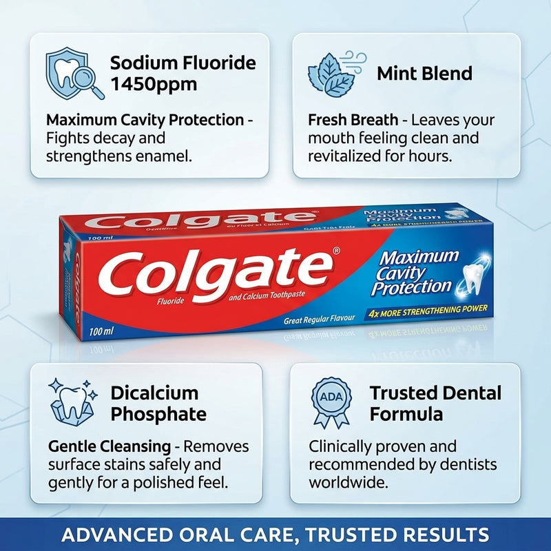 Colgate Maximum Cavity Protection Toothpaste 100ml