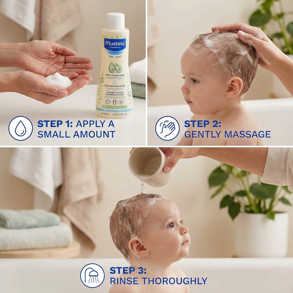 Mustela Gentle Shampoo 500ml