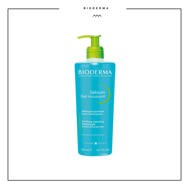 Bioderma Sebium Purifying Cleansing Foaming Gel 500ml