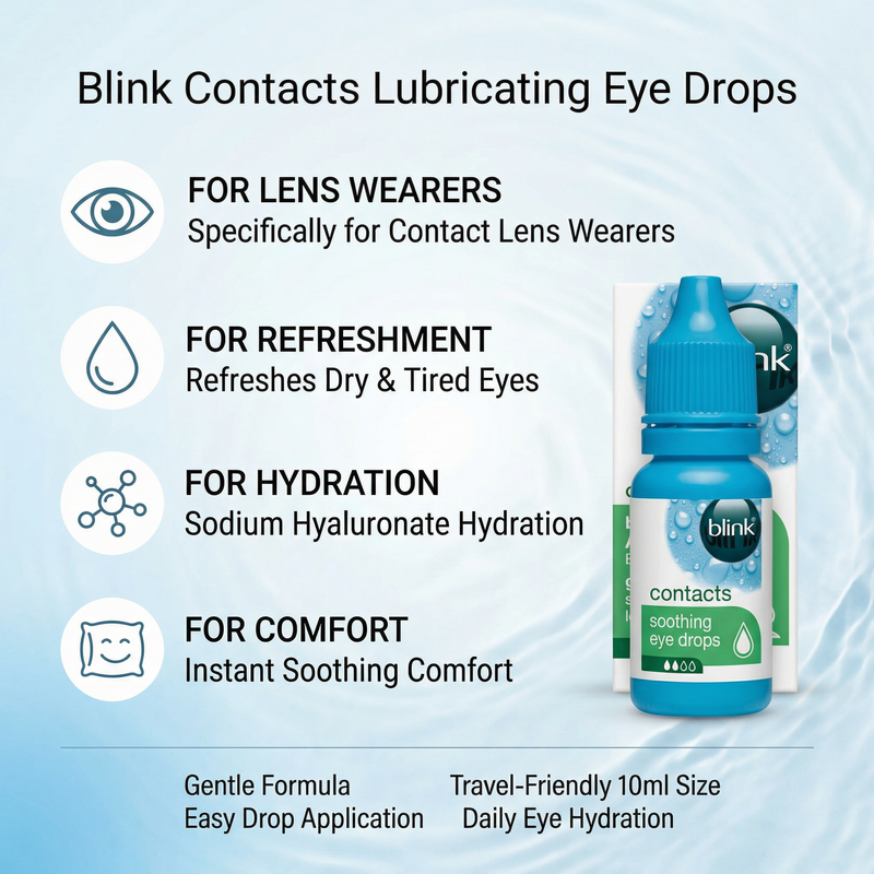 Blink Contacts Soothing Eye Drops 10ml