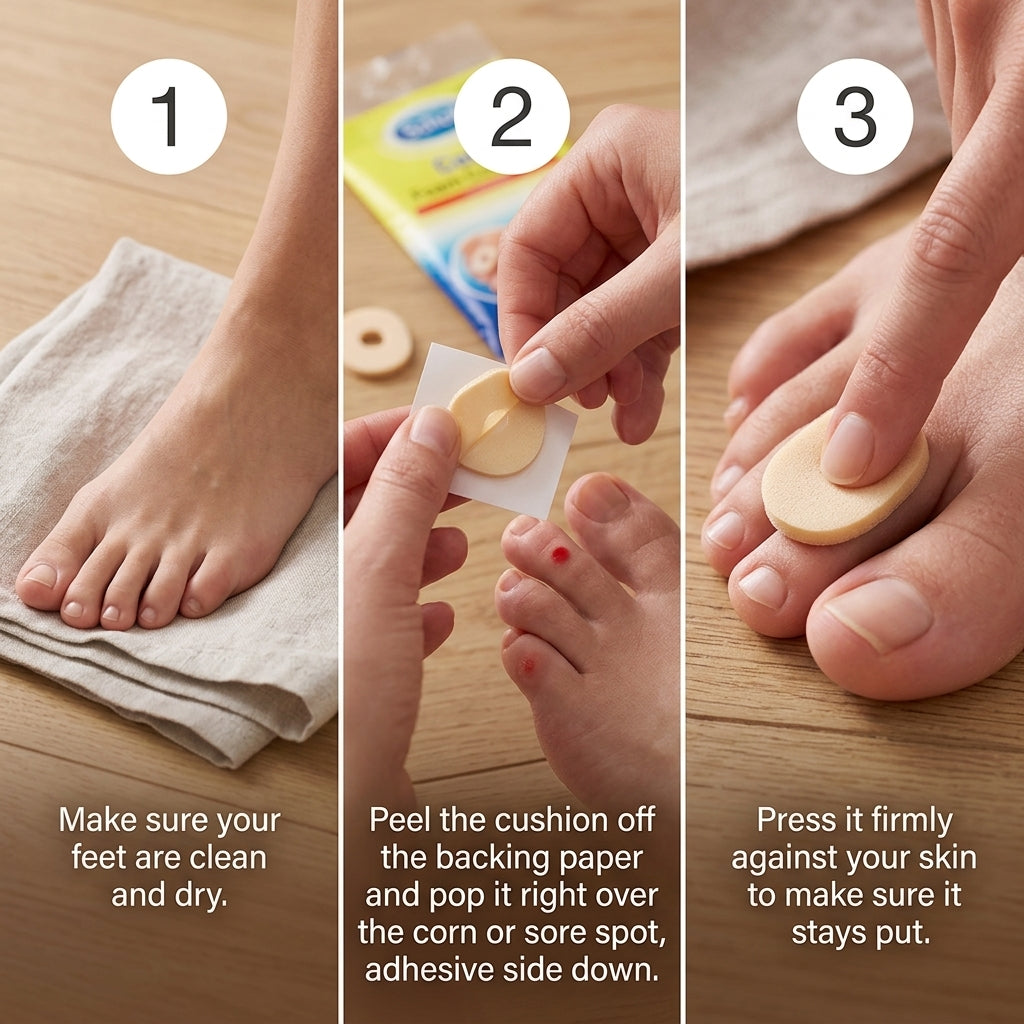 Scholl Corn Foam Cushions