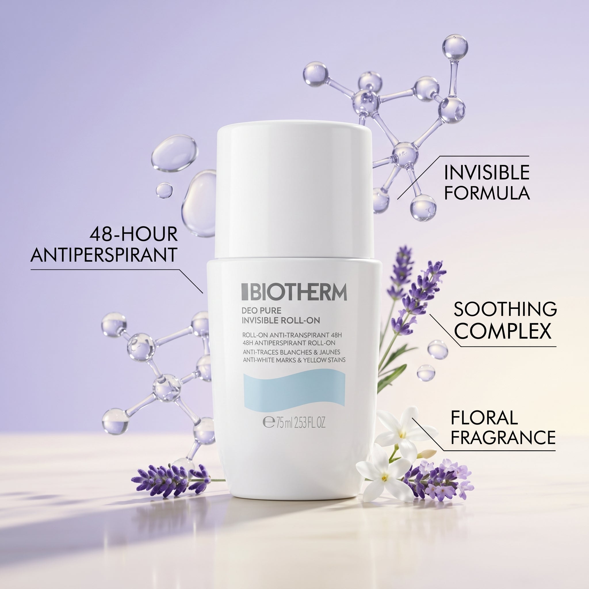 Biotherm Deo Pure Invisible Roll-On 75ml