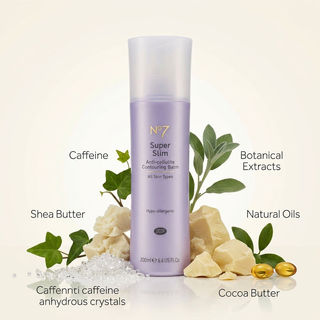 No 7 Super Slim Anti-Cellulite Contouring Balm 200ml
