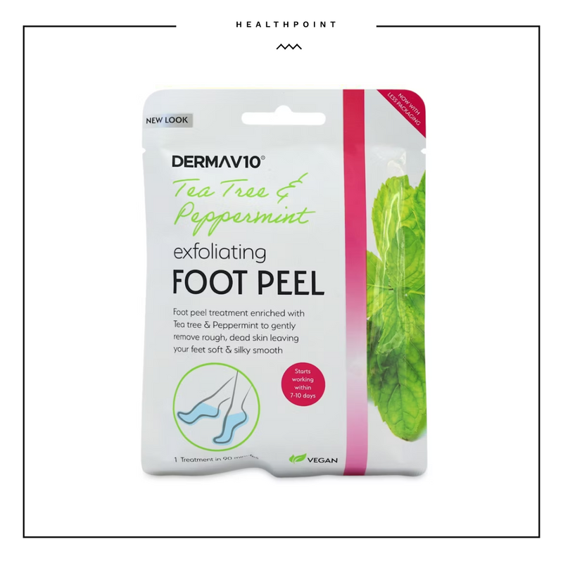 Derma V10 Exfoliating Foot Peel 1pair