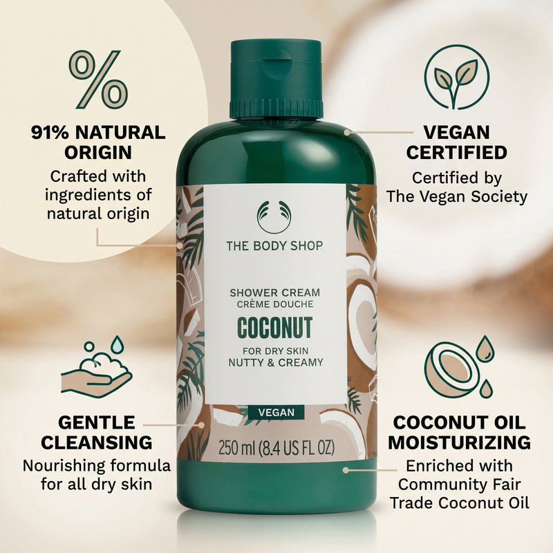 The Body Shop Cocounut Shower Cream250ml