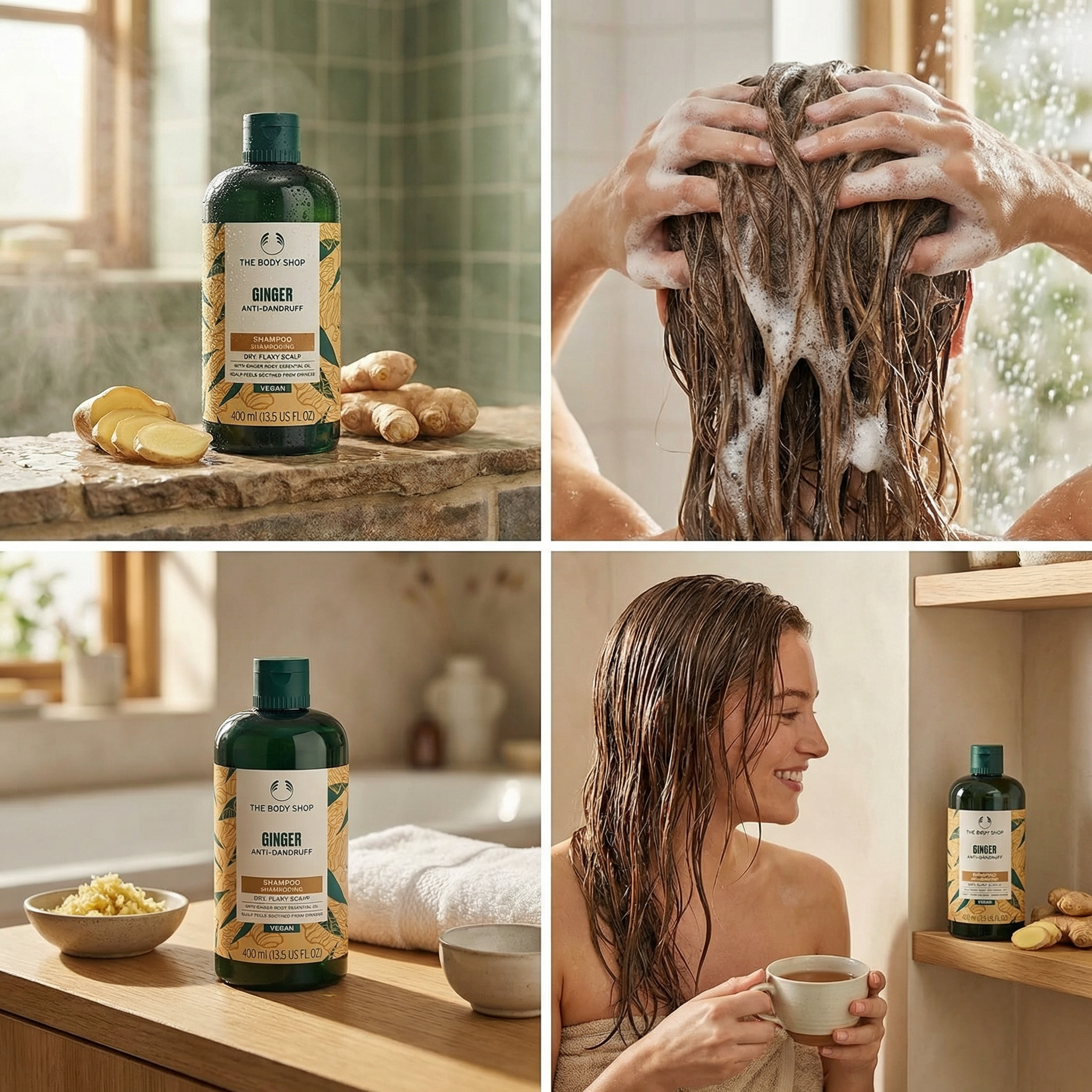 The Body Shop Ginger Anti-Dandruff Shampoo (1x 400ml)