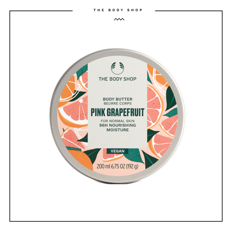 The Body Shop Pink Grapefruit Body Butter 96h Nourishing Moisture 200ml
