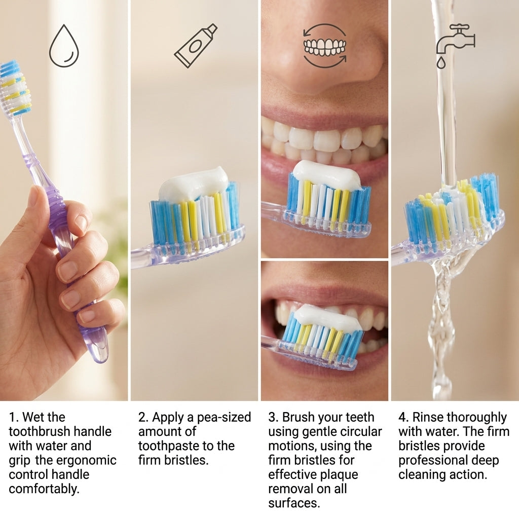 Wisdom Control Grip Toothbrush Firm