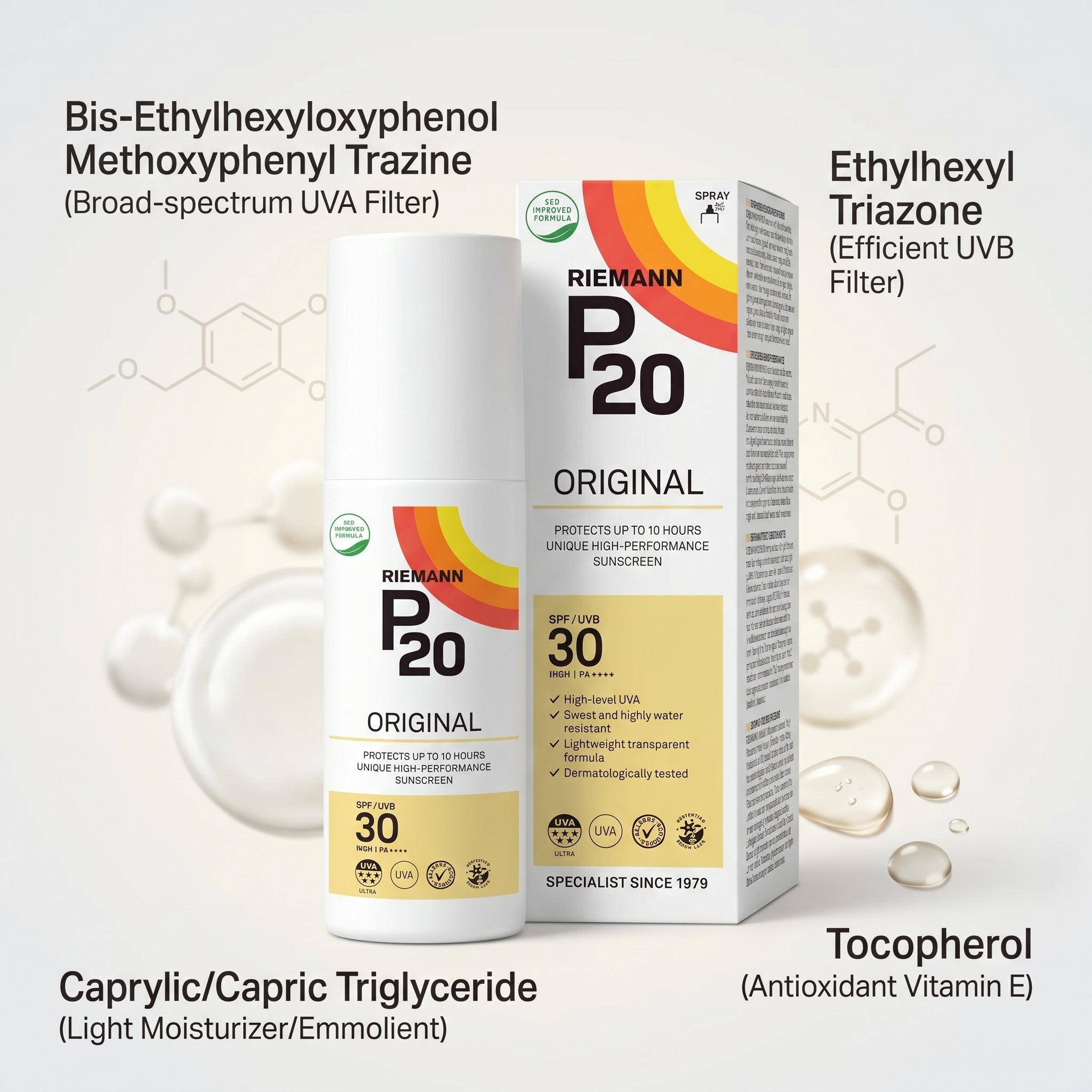 Riemann P20 Original Suncreen SPF30 100ml
