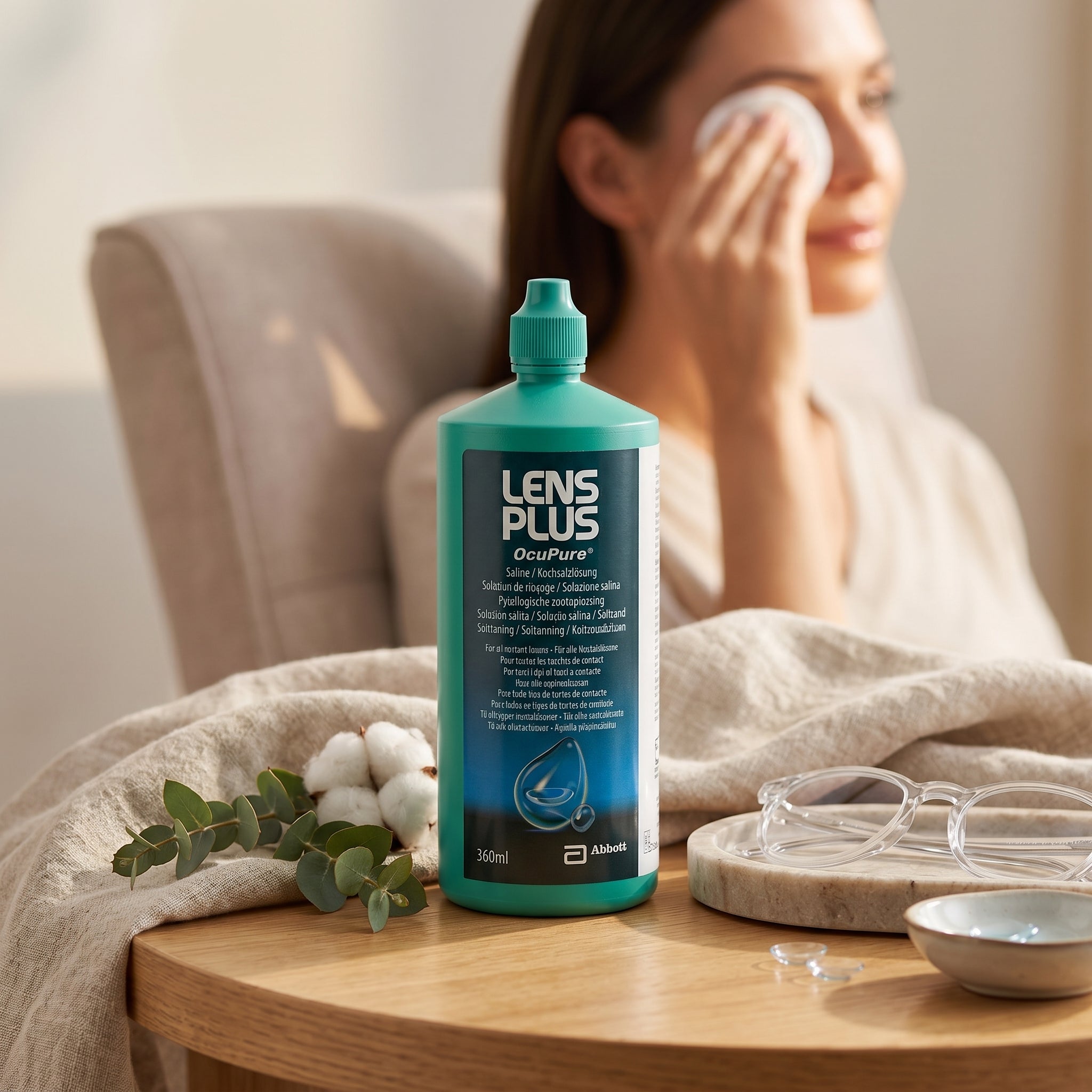 Lens Plus OcuPure Saline 360ml