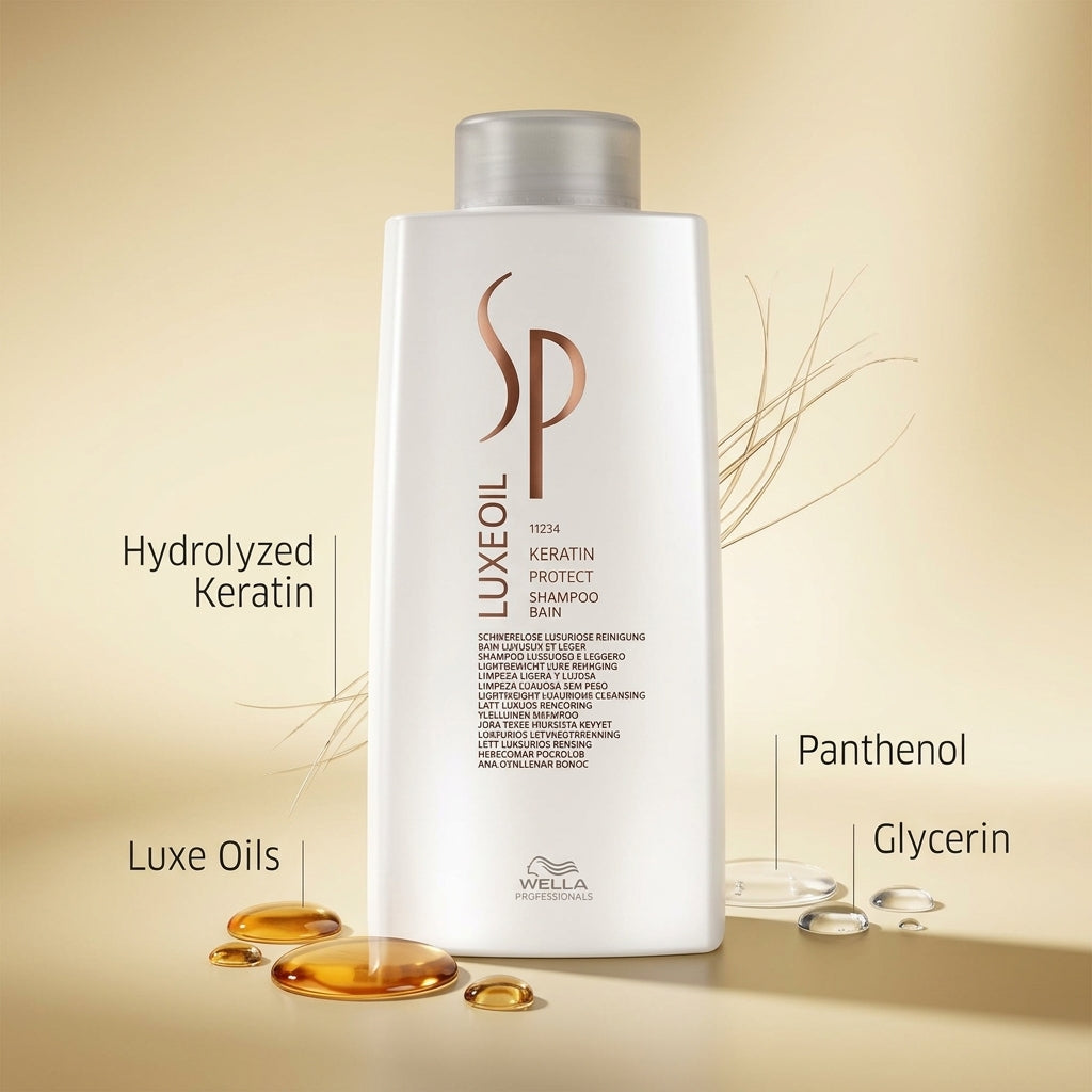 Wella Professionals SP LuxeOil Keratin Protect Shampoo 1000ml