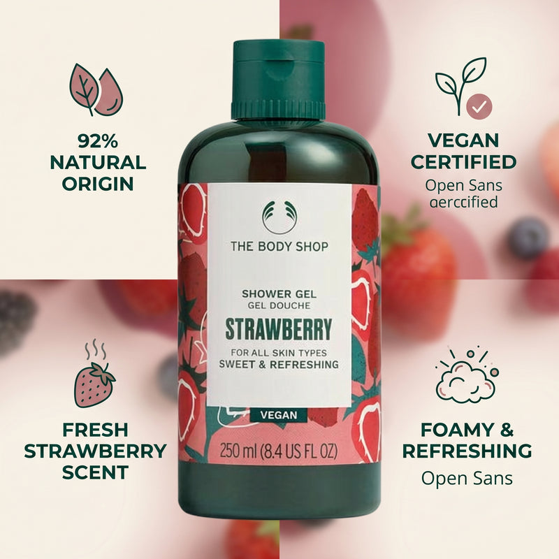 The Body Shop Strawberry Shower Gel 250ml