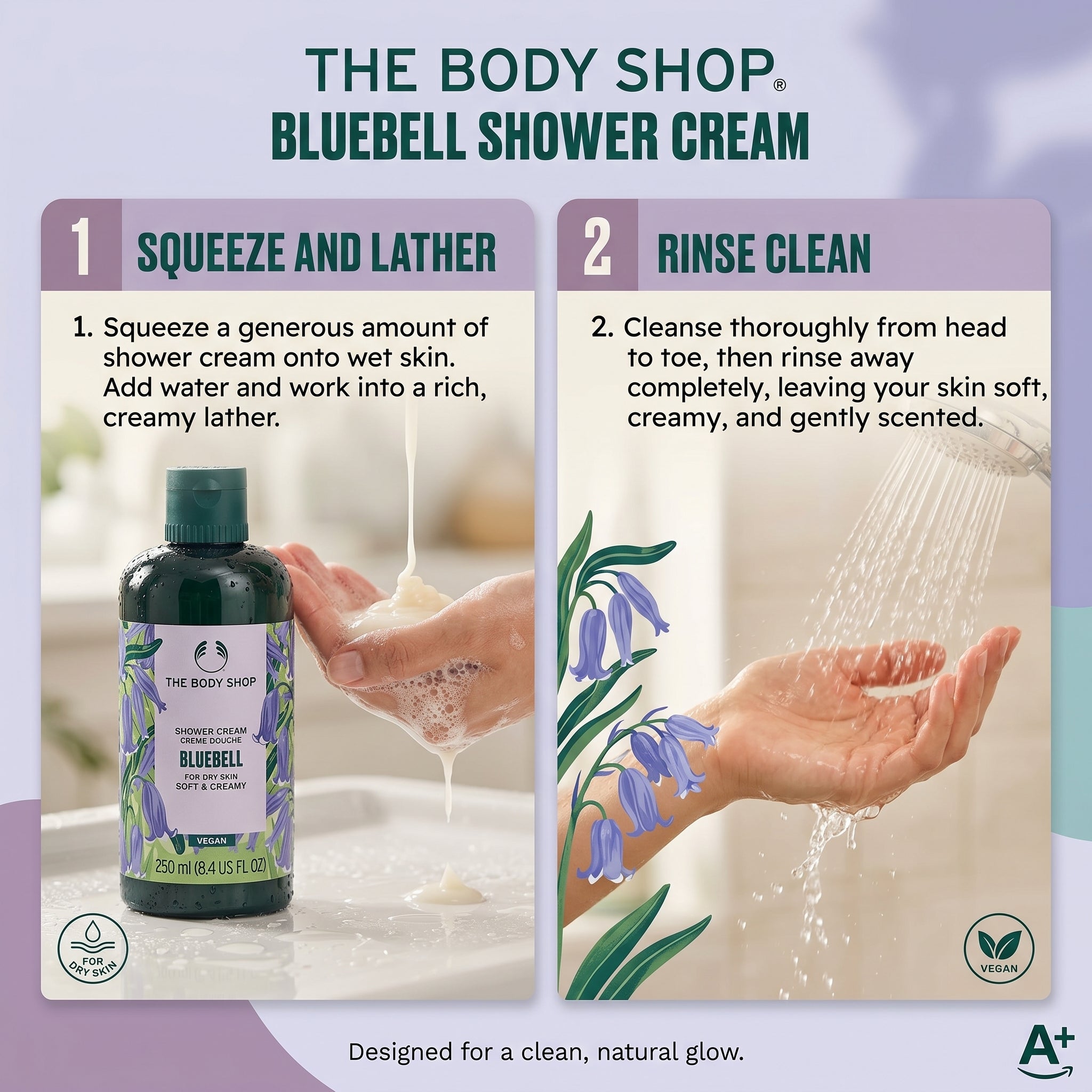 The Body Shop Bluebell Shower Cream 200ml