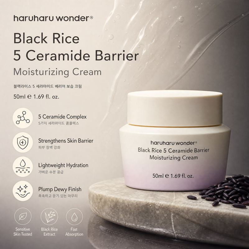 HARUHARU WONDER Black Rice 5 Ceramide Barrier Moisturizing Cream 50ml