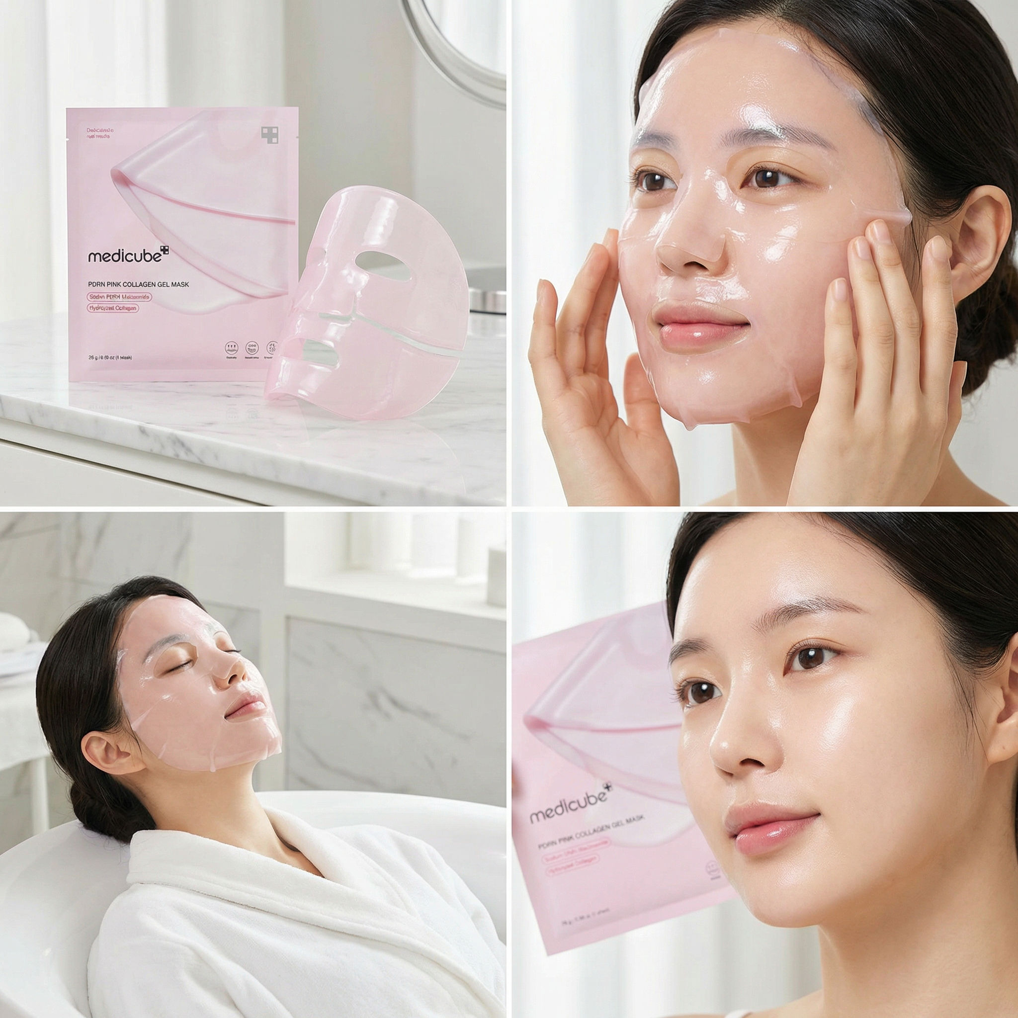 Medicube PDRN Pink Collagen Gel Mask 4Sheets