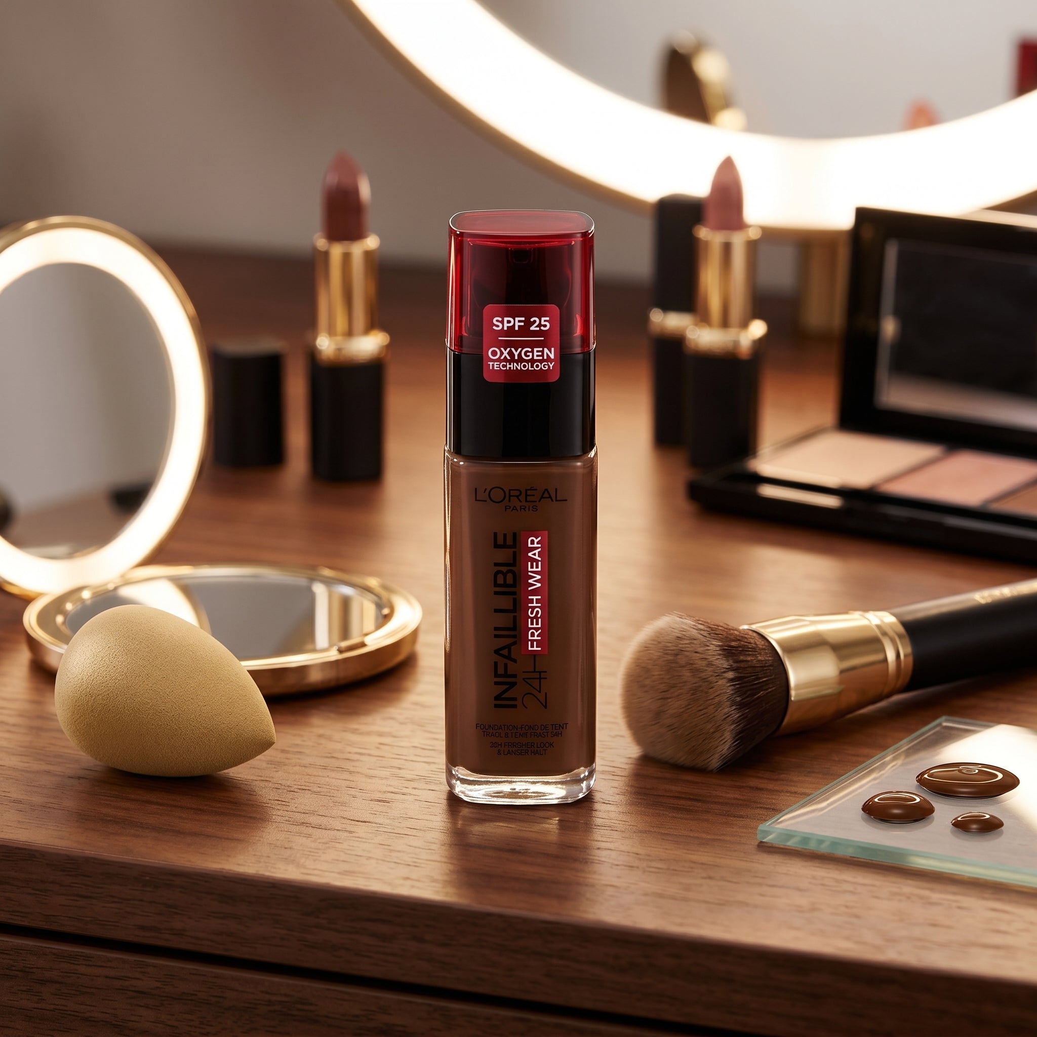 32 hr Fresh Wear Liquid Foundation 390 Ebony | Makeup