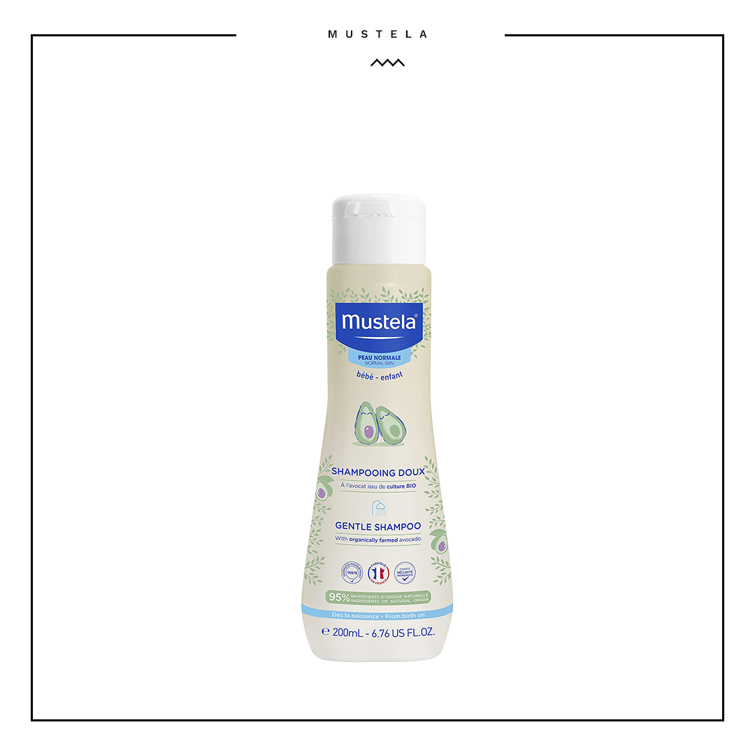 Mustela gentle shampoo 200ml