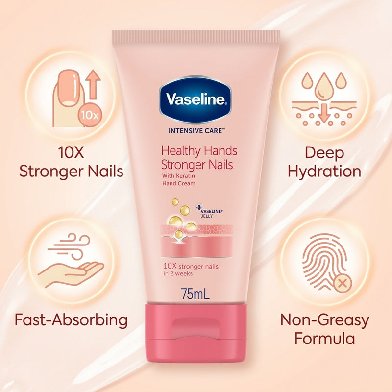 Vaseline Hands Nails Cream 75ml