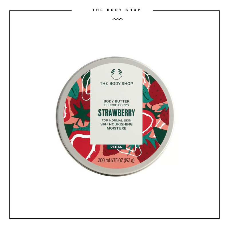 The Body Shop Strawberry Body Butter 96h Nourishing Moisture 200ml