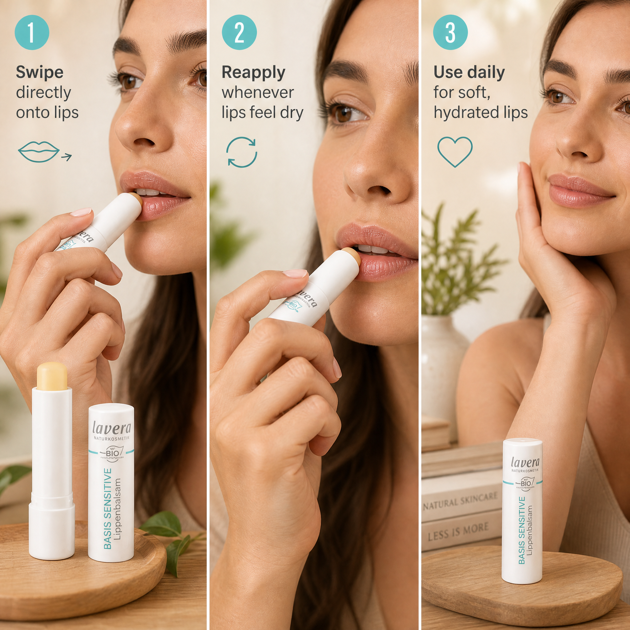 Lavera Natural Basis Lip Balm 4.5g