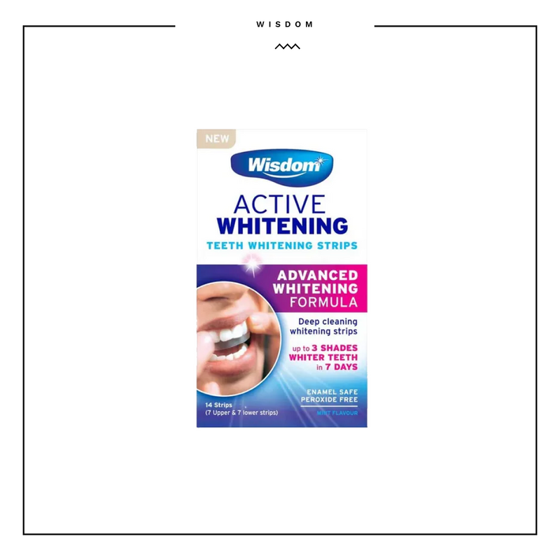 Wisdom Active Whitening Strips 14 Strips