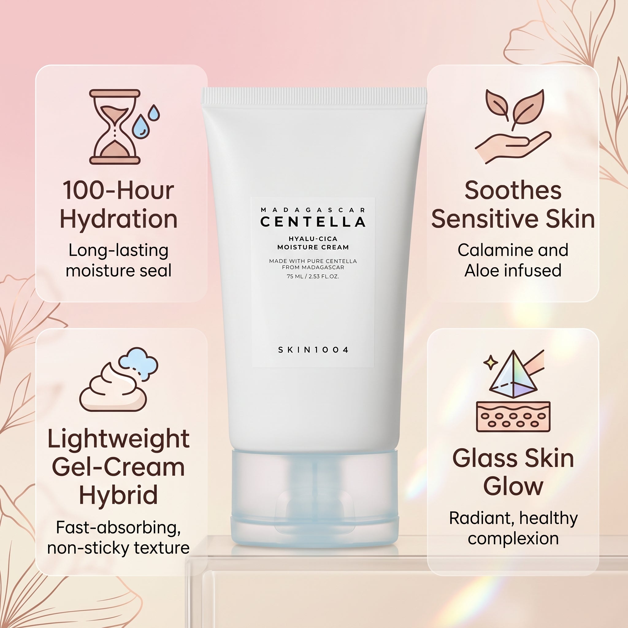 Madagascar Centella Hyalu-Cica Moisture Cream 75 ml