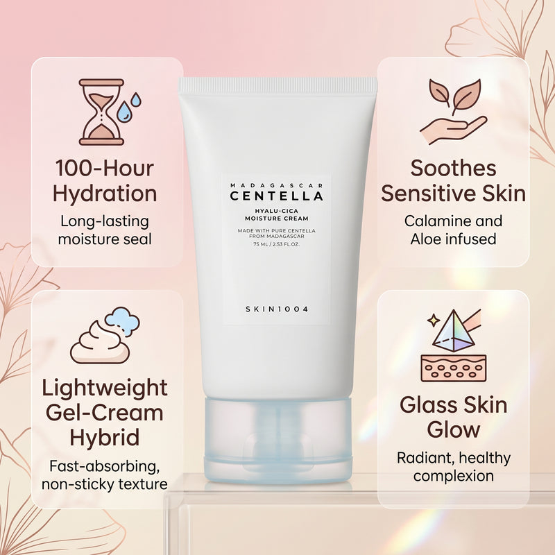Madagascar Centella Hyalu-Cica Moisture Cream 75 ml