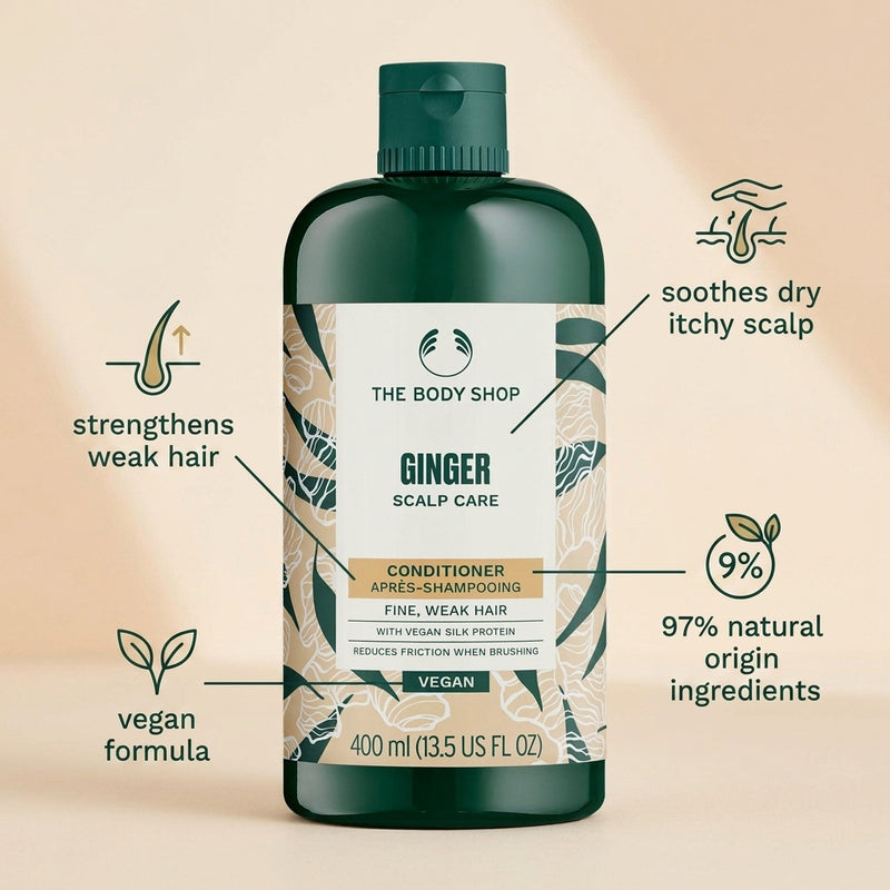 The Body Shop Ginger Scalp Care Conditioner 400ml