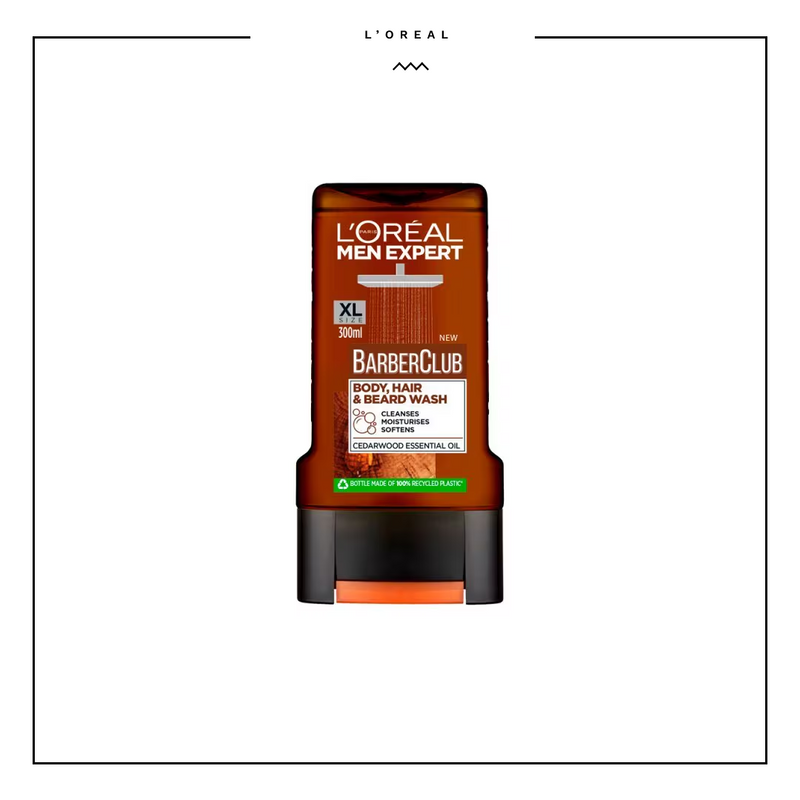 L'Oreal Men Expert Barber Club Body, Hair & Beard Wash 300ml