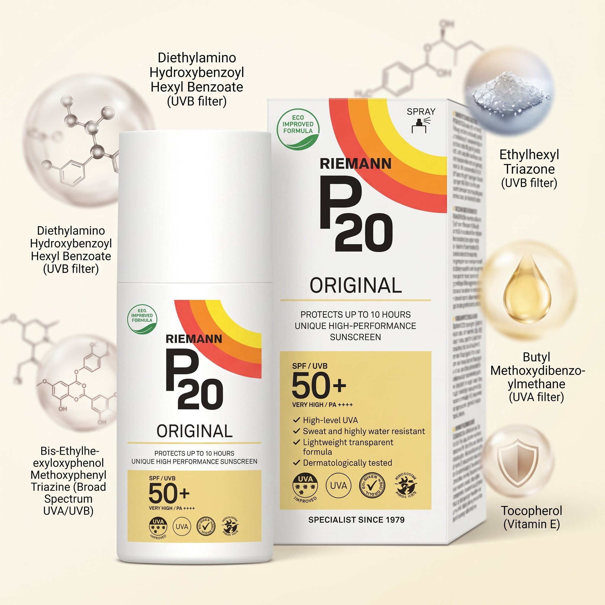 Riemann P20 Original Suncreen SPF50 200ml