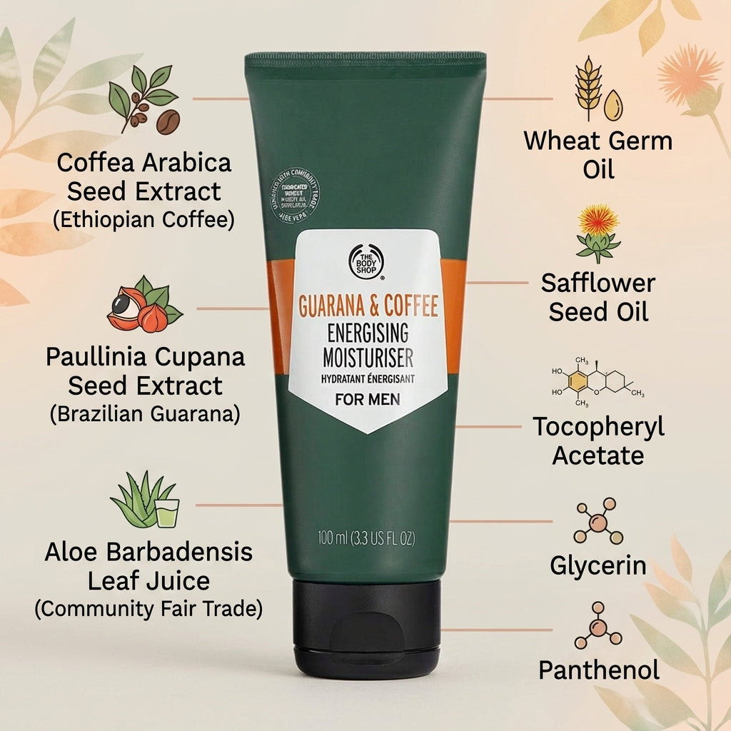 The Body Shop Guarana & Coffee Energising Moisturiser 100ml