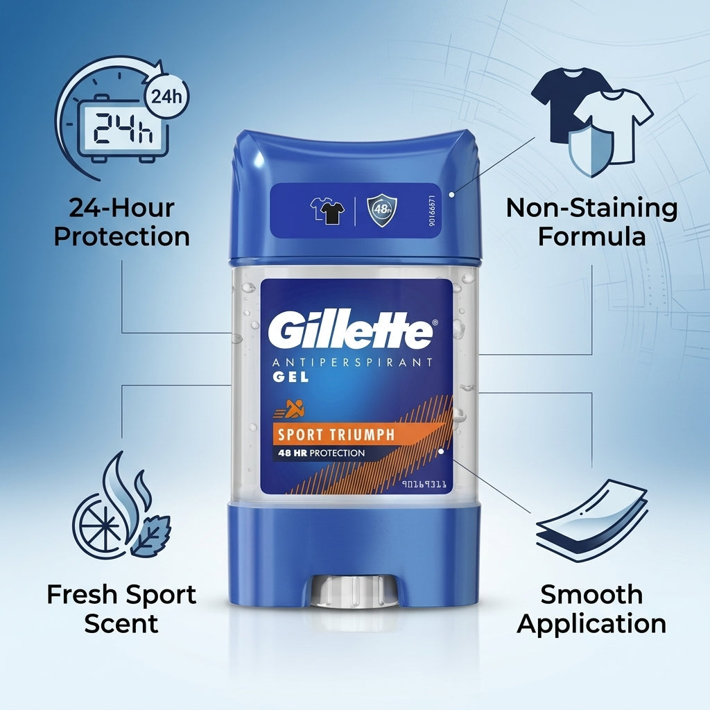 Gillette Sport Triumph Antiperspirant Gel 70ml