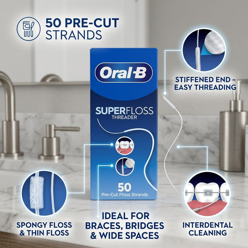 Oral-B Super Floss 50 Pre-Cut Strands