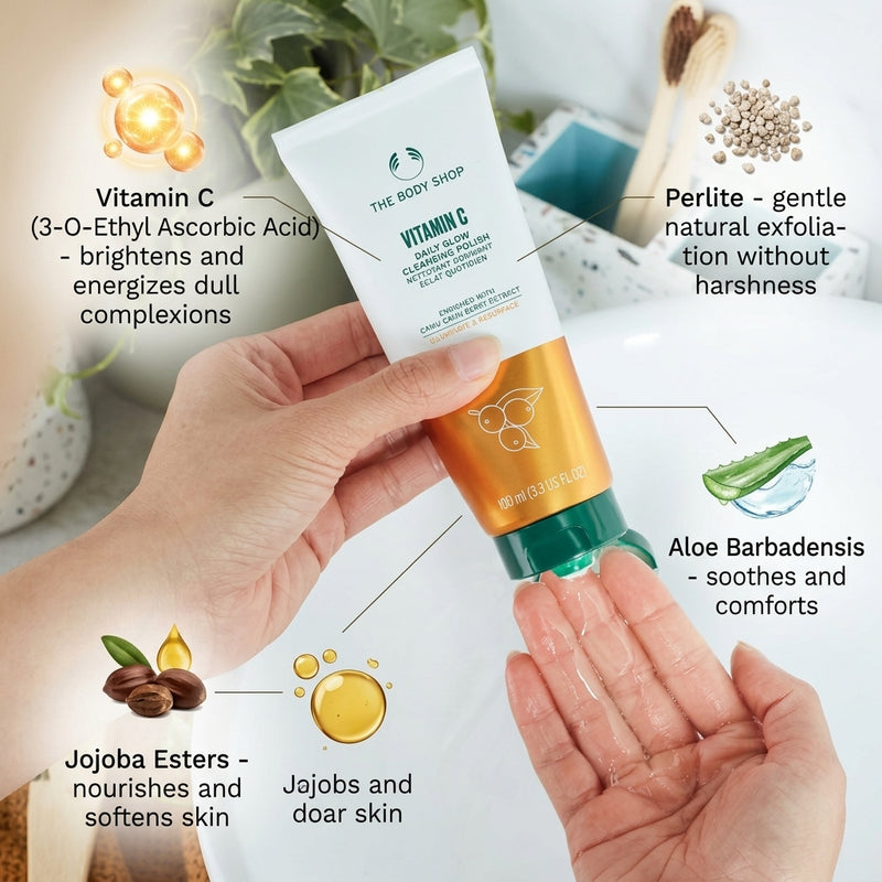 The Body Shop Vitamin C Glow Cleansing Polish 100ml