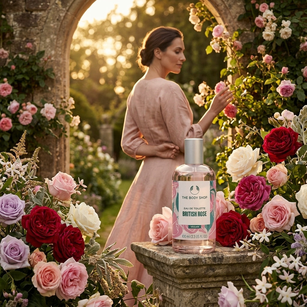 The Body Shop British Rose Eau De Toilette 100ml
