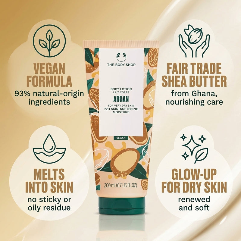 The Body Shop Argan Body Lotion 200ml