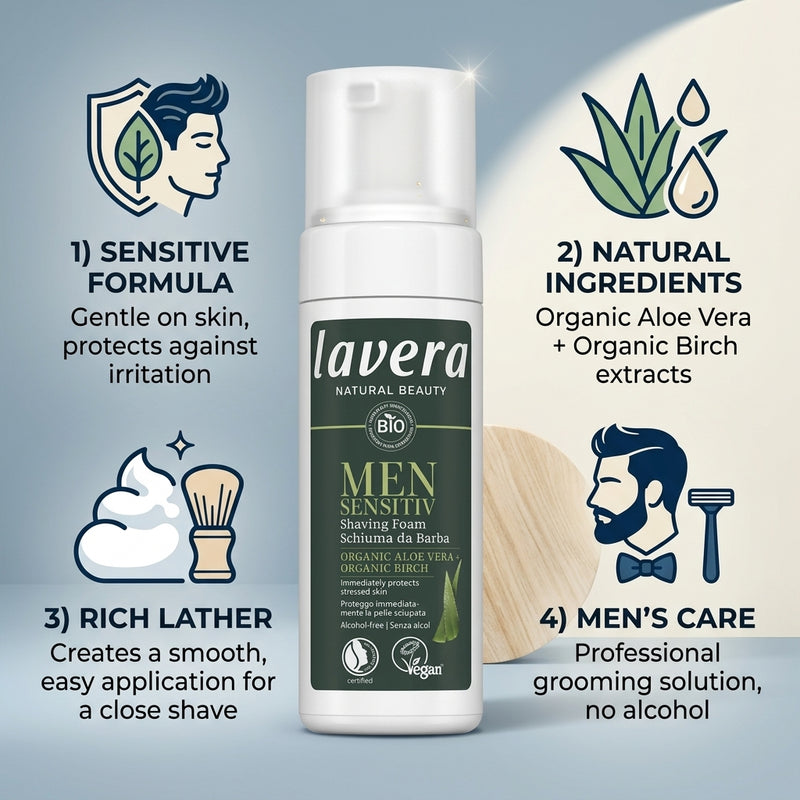 Lavera Men Sensitiv Shaving Foam 150ml