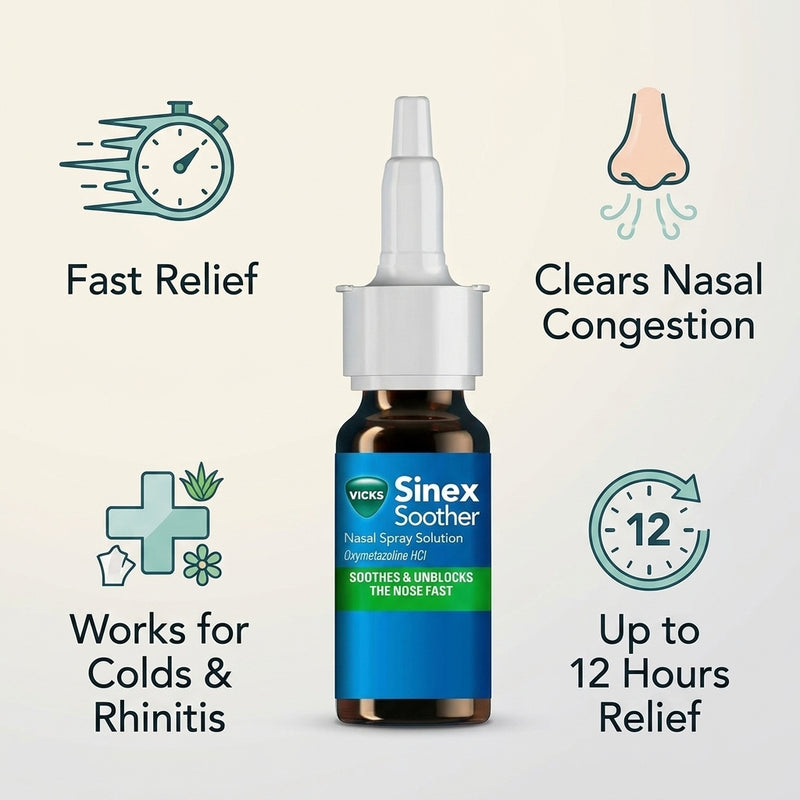 Vicks Sinex Soother Nasal Spray 15ml