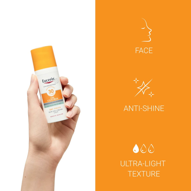 Eucerin Sun Oil Control Gel-Cream SPF50+ (50ML)