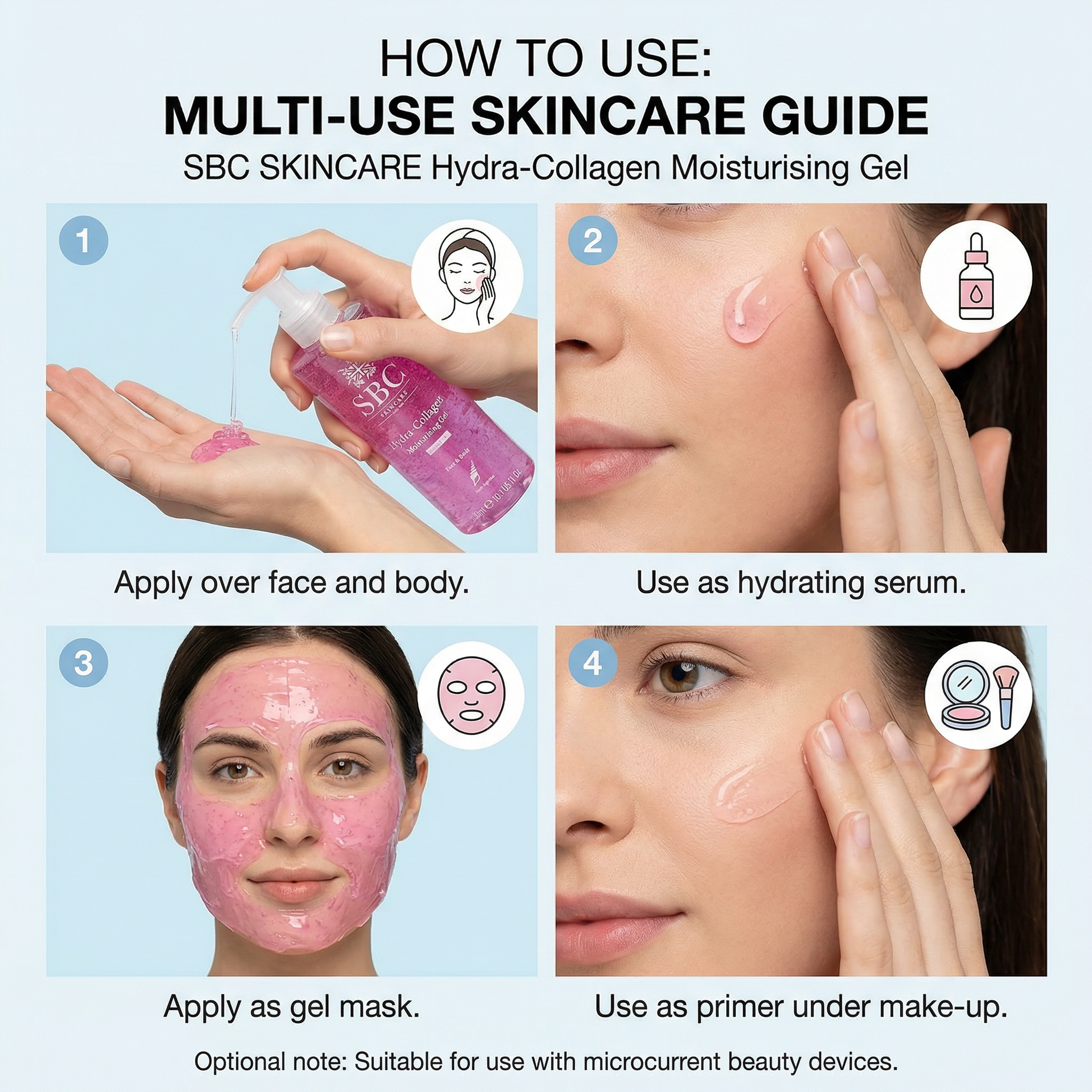 SBC Skincare Hydra-Collagen Moisturising Gel 300ml