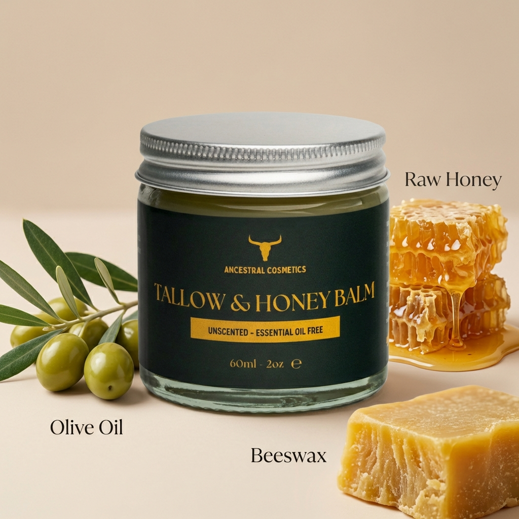 Ancestral Cosmetics Unscented Tallow & Honey Balm