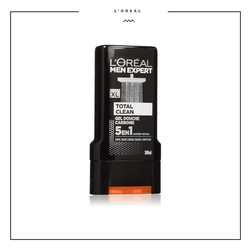 L'Oreal Men Expert Total Clean Shower Gel 5 in 1 300ml