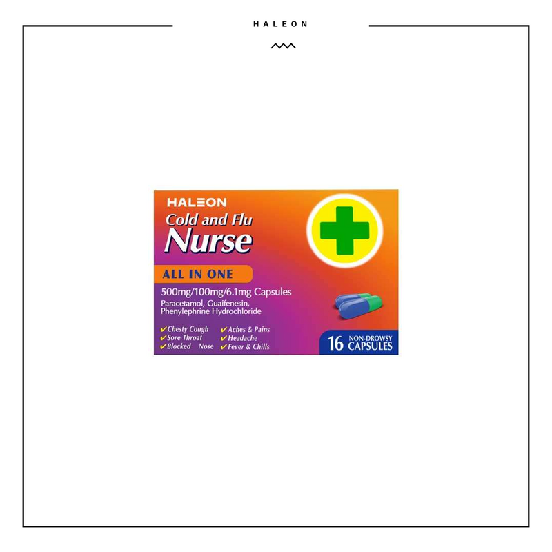 Haleon Cold & Flu Nurse All In One Capsules 16 caps