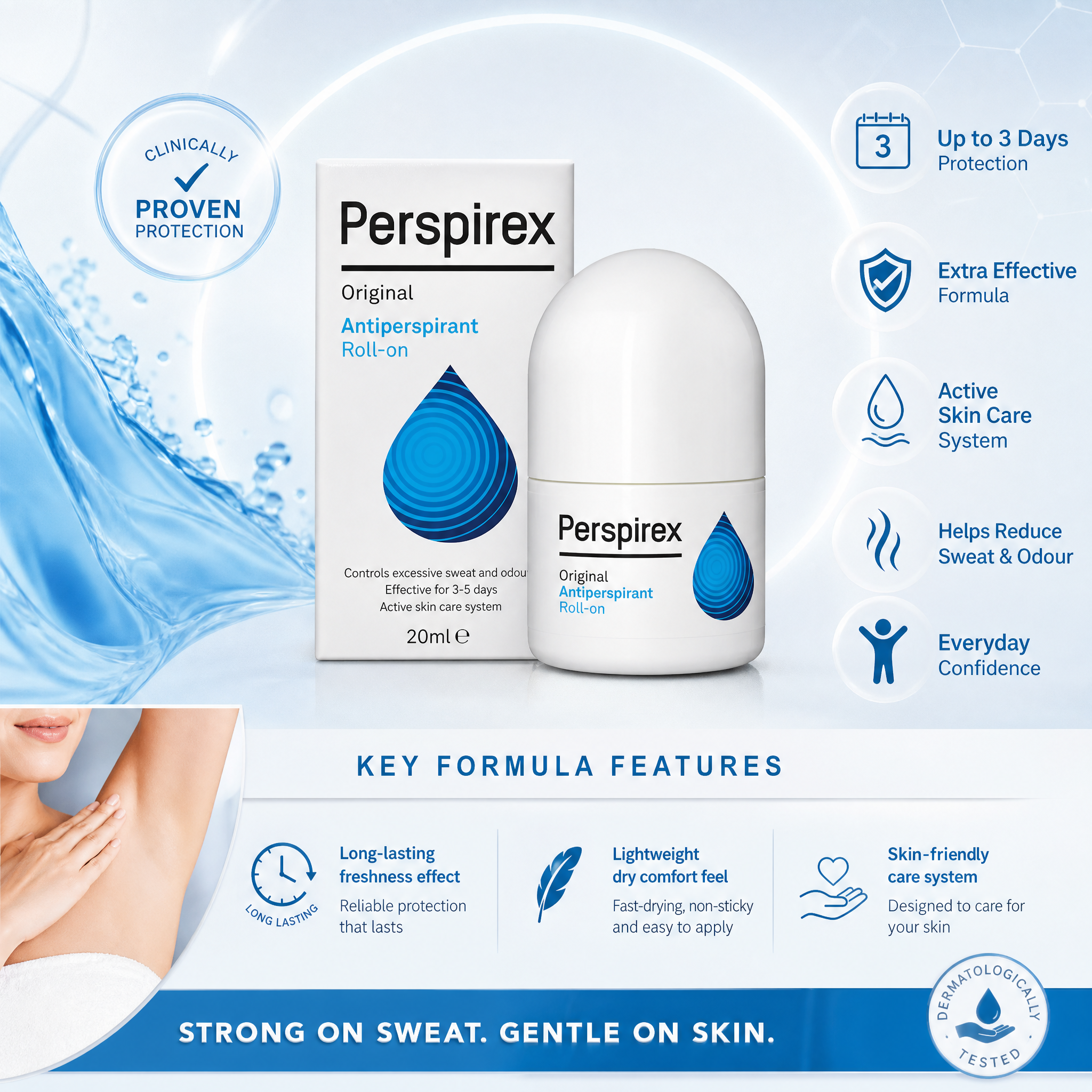 Perspirex Original Antiperspirant Roll-on 20ml