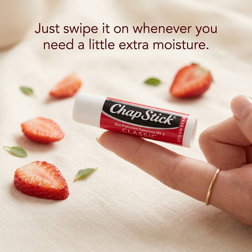 ChapStick Classic Lip Balm Strawberry 4g