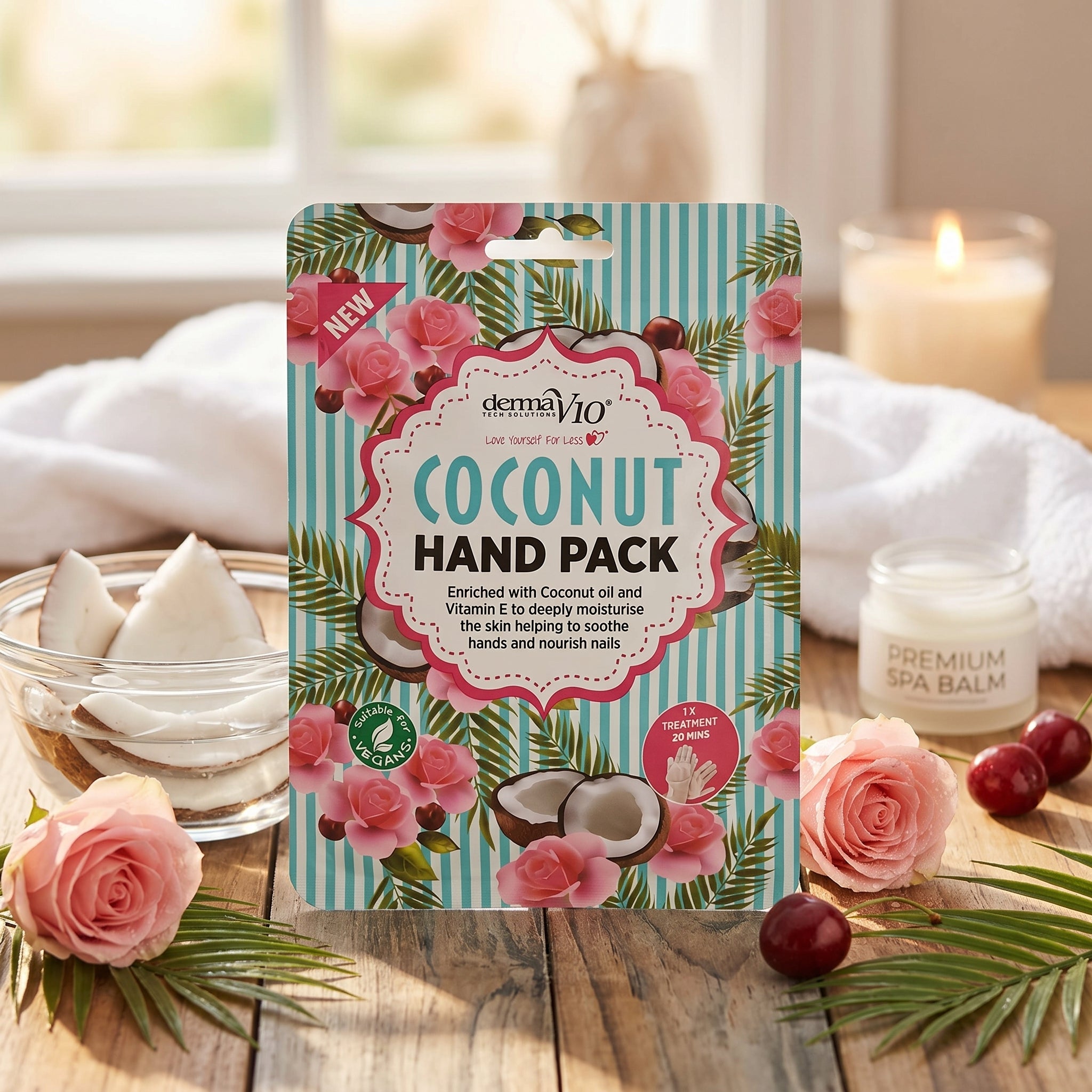 Derma V10 Coconut Hand Pack